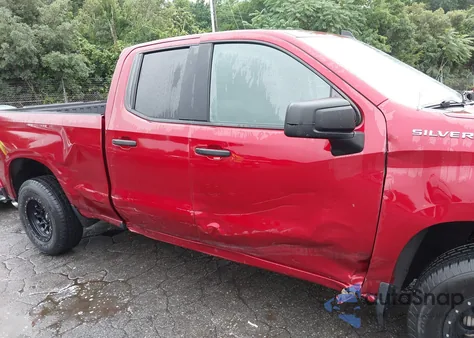 2020 Chevrolet Silverado 1500 2Wd Double Cab Standard Bed Custom из США, поврежденный, VIN 1GCRWBEH7LZ317273